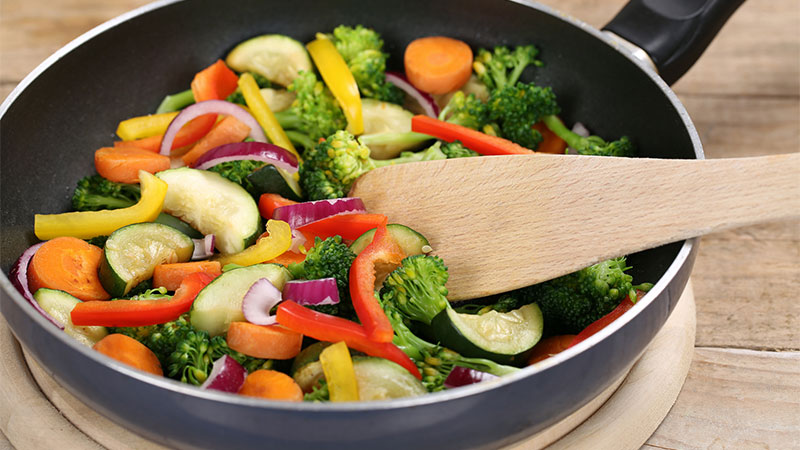 las verduras se deben de cocinar con diversos trucos