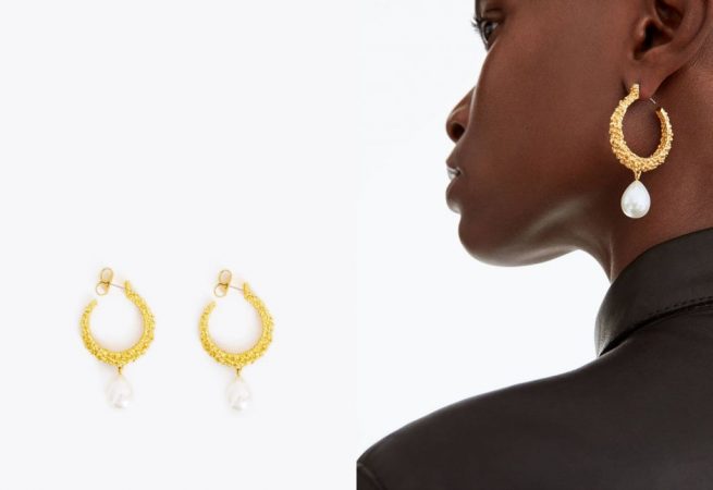 joyas de Uterqüe con pendientes