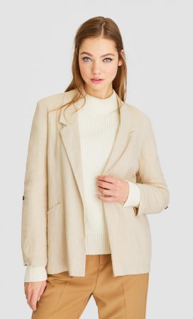 Americana fluida rústica lisa de Stradivarius