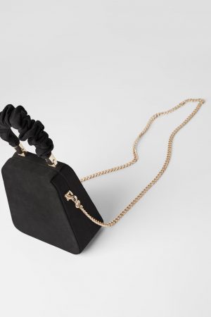 Bolso de mano formato caja Blue Collection