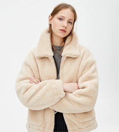 Cazadora clásica borreguillo