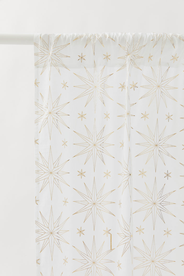 Cortinas navidad H&M