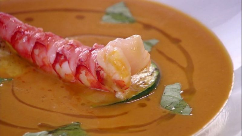 crema de carabineros  para Navidad