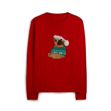  Jersey navideño con perrito 