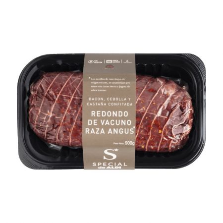 Redondo de vacuno raza Angus relleno de Aldi