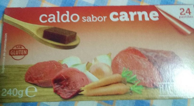  Caldo Deshidratado Pastillas Carne, Hacendado 