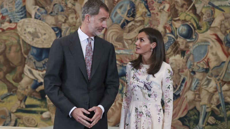 El rey Felipe VI enfadado