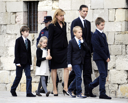 Los hijos de Iñaki Urdangarin y la Infanta Cristina