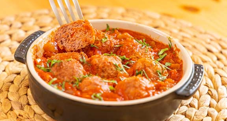 Albóndigas veganas consumo carne Albóndigas veganas consumo carne