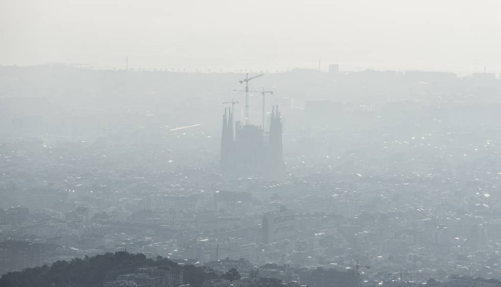 barcelona ciudades contaminadas en España
