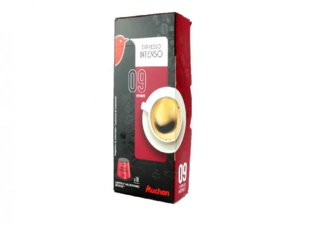 Capsulas de café AUCHAN Expreso Intenso para máquinas nespresso