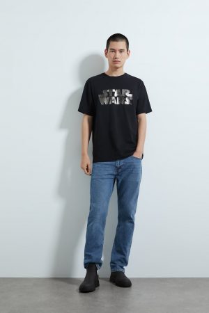 camiseta star wars logo Zara