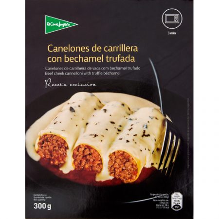 El Corte Inglés: platos preparados que puedes comprar en el supermercado 11 Merca2.es Canelones de carrillera con bechamel trufada
