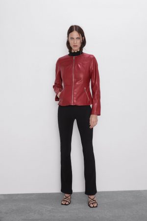 cazadora biker zara