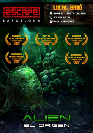 escape rooms Alien