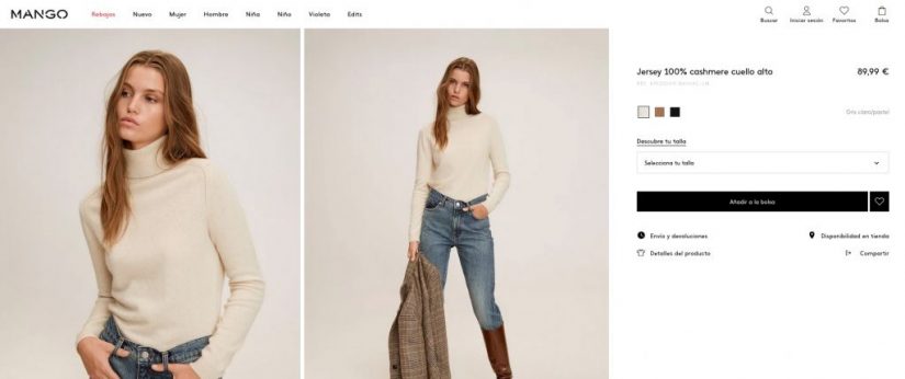 Jersey 100 cashmere Mango