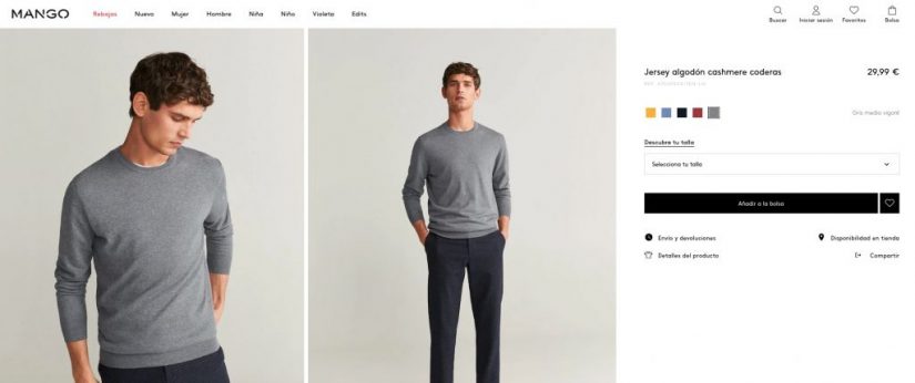 jersey algodón cashmere