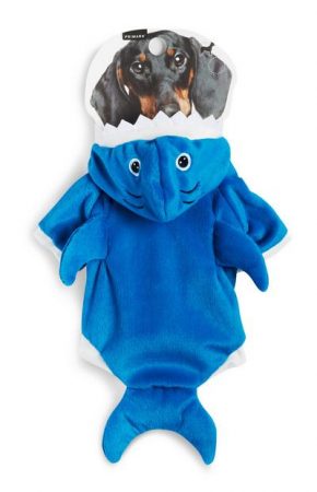 Vestido de tiburón para mascotas