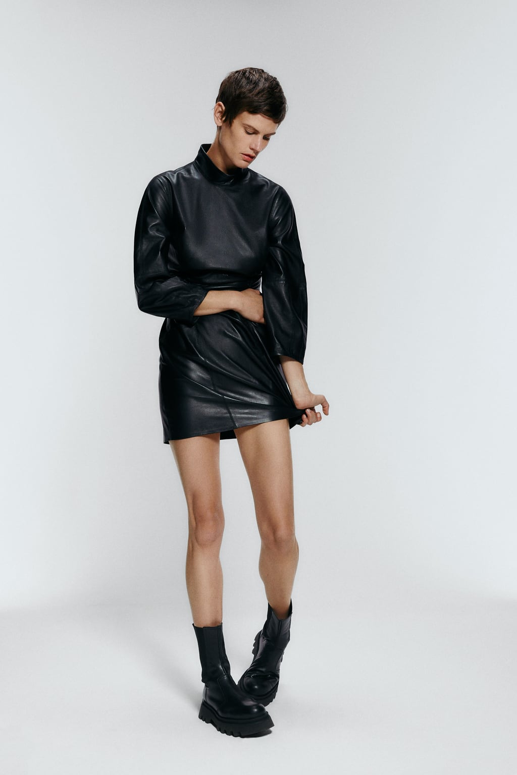 Vestido Mini drapeado