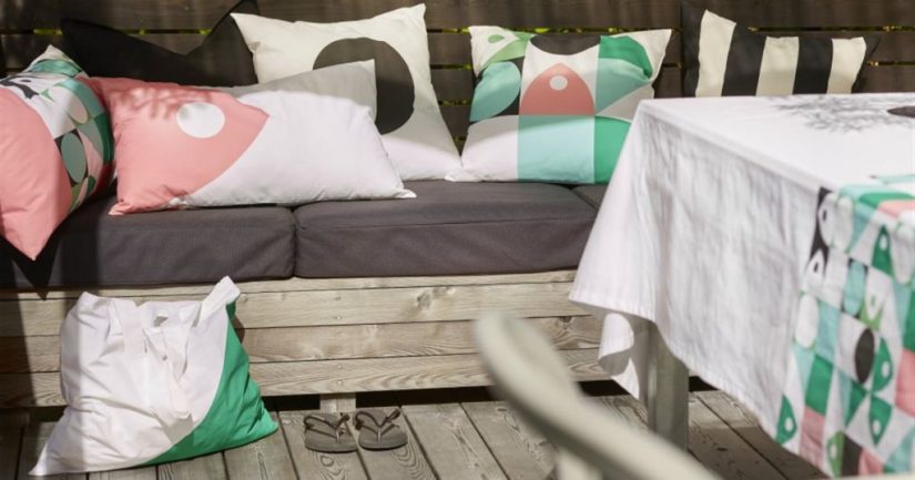 Funda cojín Musselblomma