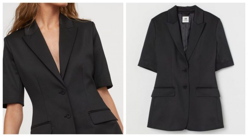 americana manga corta H&M