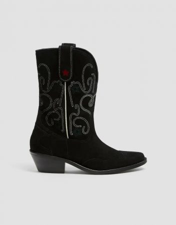 Bota serraje cowboy Pull and Bear