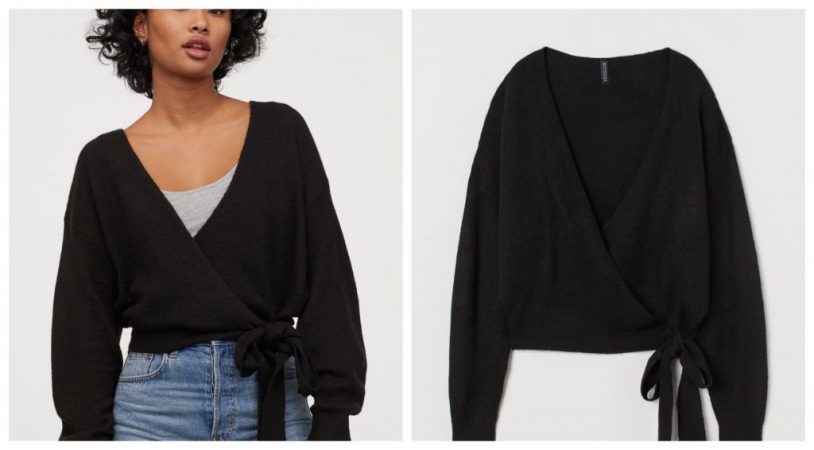 cardigan cruzado hm