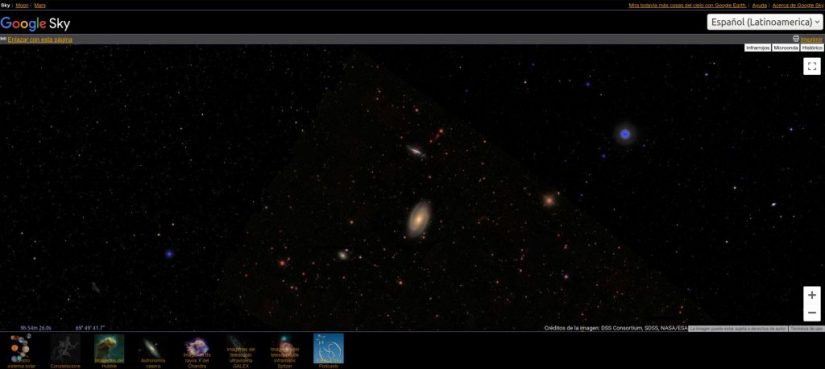 Google Sky, imagen