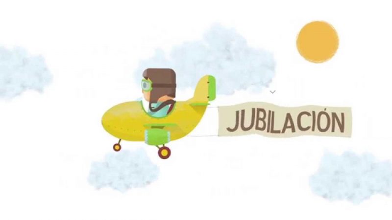 Dibujo de persona jubilada