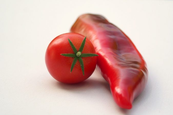 pimiento tomate