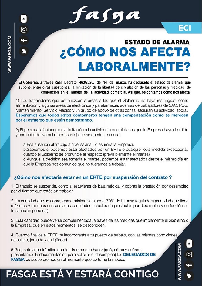 El Corte Inglés ofrece a sus trabajadores "vacaciones pagadas" 1 Merca2.es ECI sindicatos Merca2.es