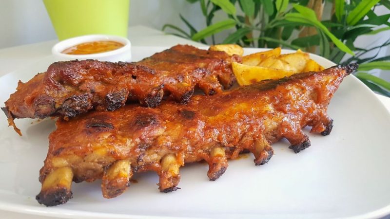 costillas de cerdo Foster’s Hollywood