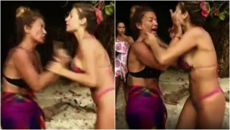 Supervivientes: famosas broncas que casi acaban en puñetazos 37 Merca2.es Paola Caruso y las Mellis Supervivientes