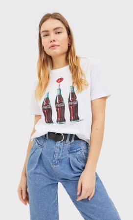 Stradivarius, Bershka, Mango Coca cola camisetas