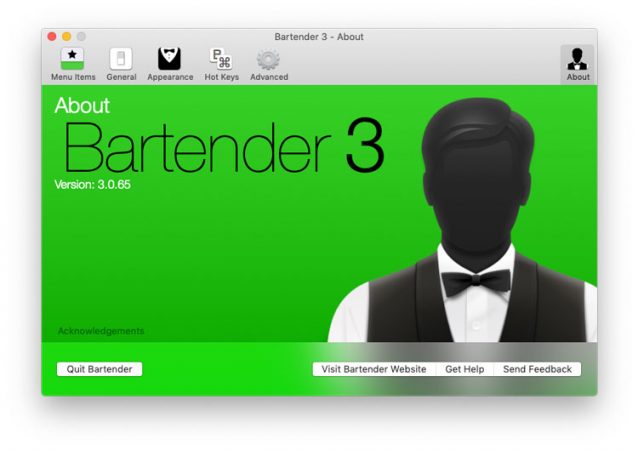 Bartender3 app