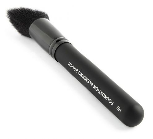 Brocha negra para difuminar base de maquillaje de PS Pro