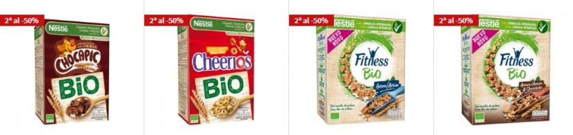 Cereales integrales ecológicos Carrefour