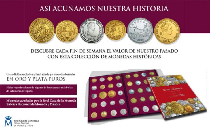 coleccion monedas historicas casa real de la moneda