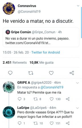 El coronavirus ha llegado a Twitter: "Estoy de Erasmus" 1 Merca2.es conver 1 Merca2.es