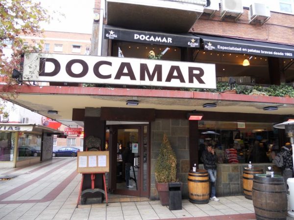 Tapas Madrid en Docamar