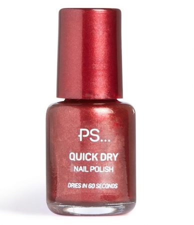 Esmalte de uñas rojo de secado rápido Primark
