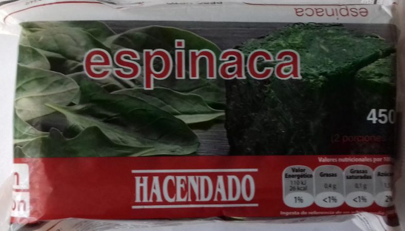 espinaca mercadona