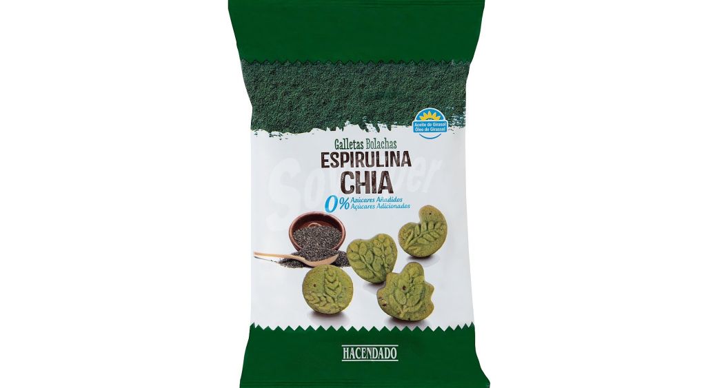 Galletas de Spirulina de Mercadona