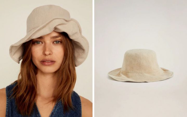 gorro fibra natural Mango