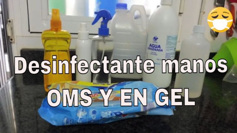 desinfectante oms