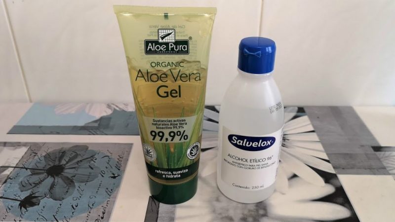 gel desinfectante de manos casero