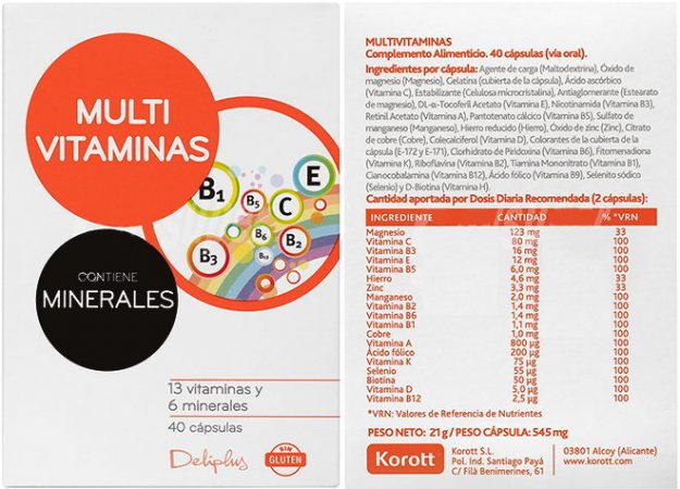 multivitaminas mercadona vitaminas