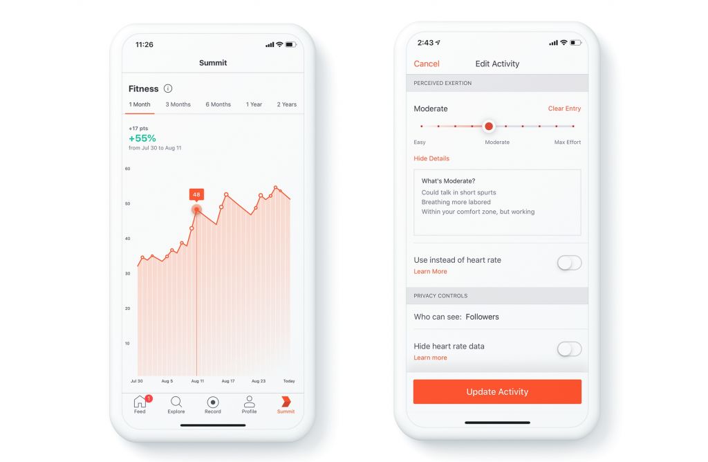 Strava, macOS e iOS