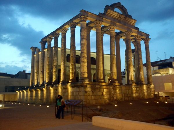 templo diana merida ciudades de españa Patrimonio de la Humanidad
