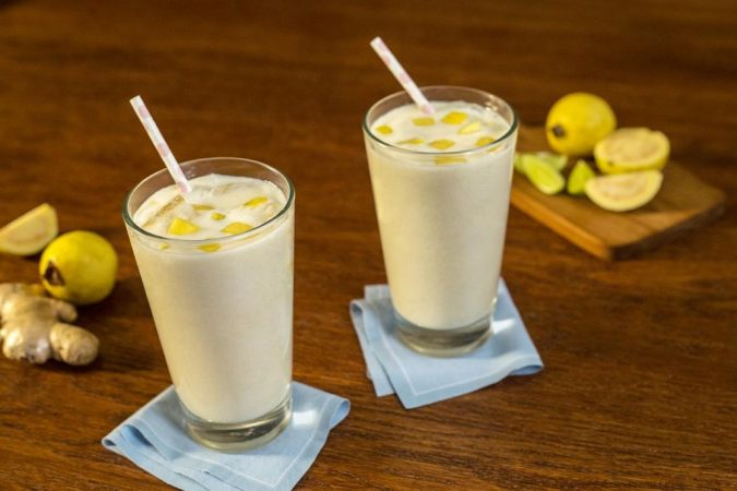 agua guayaba con jengibre